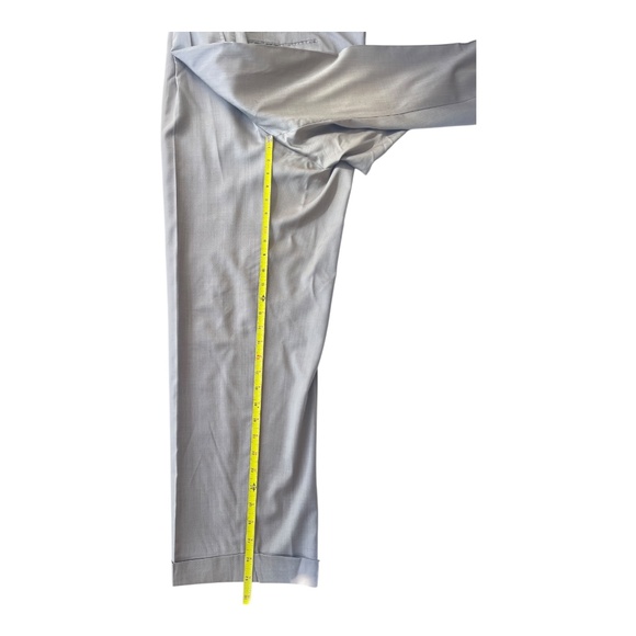 Pal Zileri Gruppo Forall Pure Virgin Wool Woolmark Men's Pants Size 54 - Picture 6 of 13